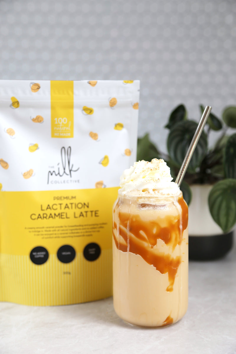 Deluxe Iced Lactation Caramel Latte